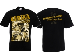 Frauen T-Shirt - Afrikakorps - ritterlich im Kriege - schwarz