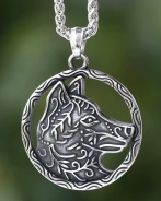 Halskette - keltischer Wolf - AEP Halskette - keltischer Wolf - AEP
