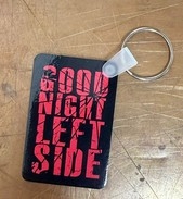 Schlüsselanhänger - KM - Good Night Left Side - schwarz/pink
