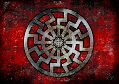 Poster - Kunstdruck - Schwarze Sonne - 48x33cm