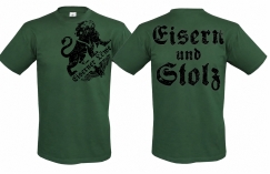 T-Hemd - Eiserner Löwe - Eisern und Stolz - flaschengrün/schwarz T-Hemd - Eiserner Löwe - Eisern und Stolz - flaschengrün/schwarz