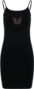Kleid - Stretch Jersey Slim Dress - Schmetterling - schwarz Kleid - Stretch Jersey Slim Dress - Schmetterling - schwarz