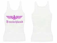 Frauen Top - Reichsadler - weiß/lila Frauen Top - Reichsadler - weiß/lila