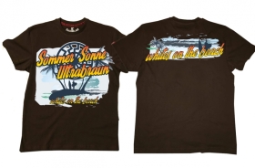 Premium Shirt - Sommer - Sonne - Ultrabraun - braun Premium Shirt - Sommer - Sonne - Ultrabraun - braun