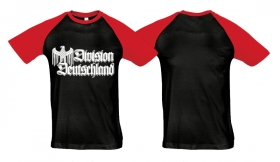 Raglan T-Shirt - Division Deutschland - schwarz/rot Raglan T-Shirt - Division Deutschland - schwarz/rot