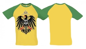 Raglan T-Shirt - Alter Reichsadler - Gold/KellyGreen Raglan T-Shirt - Alter Reichsadler - Gold/KellyGreen