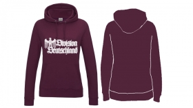 Frauen College Hoodie - Division Deutschland - burgundy Frauen College Hoodie - Division Deutschland - burgundy