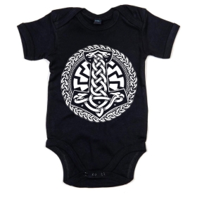 Baby-Bodie - Thor Hammer mit Schwarzer Sonne Baby-Bodie - Thor Hammer mit Schwarzer Sonne