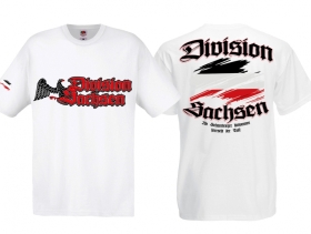 T-Hemd - Division Sachsen - weiß T-Hemd - Division Sachsen - weiß