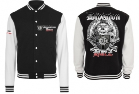 College Jacke - schwarz/weiß - Division Harz - Kämpfer College Jacke - schwarz/weiß - Division Harz - Kämpfer