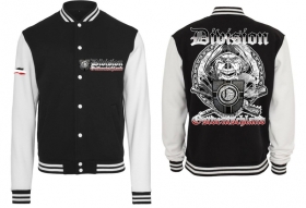 Frauen College Jacke - schwarz/weiß - Division Ostdeutschland - Kämpfer Frauen College Jacke - schwarz/weiß - Division Ostdeutschland - Kämpfer