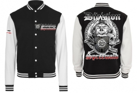 Frauen College Jacke - schwarz/weiß - Division Spreewald - Kämpfer Frauen College Jacke - schwarz/weiß - Division Spreewald - Kämpfer