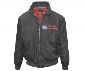 Harrington Jacke - bestickt - Division Deutschland - castlerock-grau Harrington Jacke - bestickt - Division Deutschland - castlerock-grau